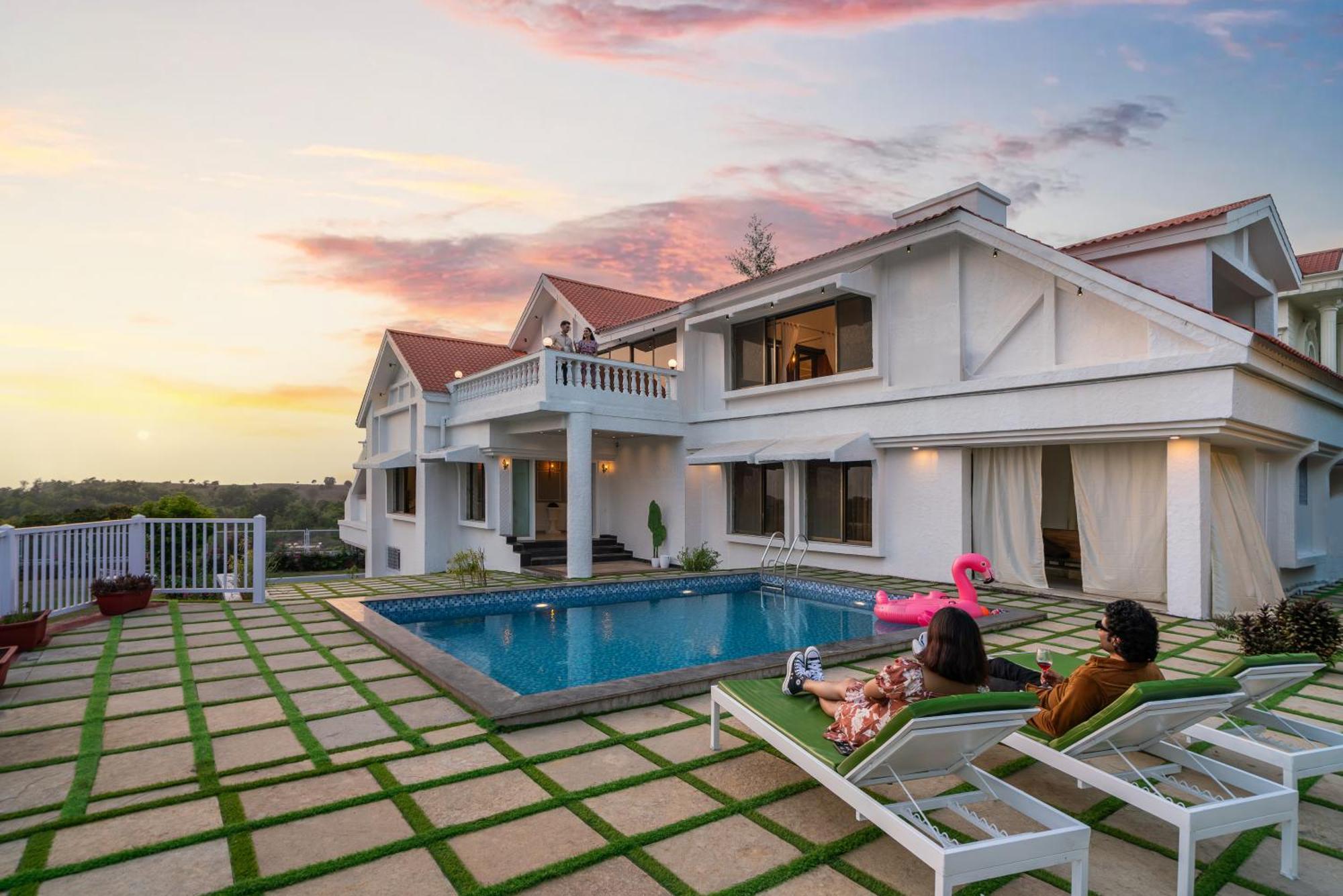 Ekostay Luxe - Casa Noah - Paddle Court & Sunset Point Lonavala Buitenkant foto